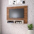 Painel Para Tv Até 42 Polegadas Iris Imbuia E Off White 120cm