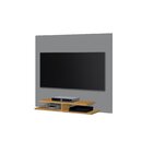 Painel Para Tv Até 42 Polegadas Quenia Cinza/nature