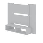 Painel Para Tv Até 42 Polegadas Silver Branco Acetinado - Gel