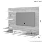 Painel Para Tv Até 42'' Tango Jcm Movelaria Cacau