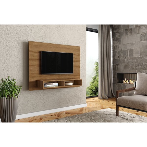 Painel Para Tv Até 43 Polegadas 1 Prateleira 2 Nichos Ozini C