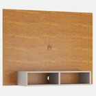 Painel Para Tv Até 43 Polegadas Com Nichos Life Mel/off White
