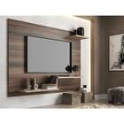 Painel Para Tv Até 43 Polegadas Denver 3 Prateleiras Nogueira