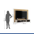 Painel Para Tv Até 46 Polegadas 89cmx120cm Atena Cinamomo/off