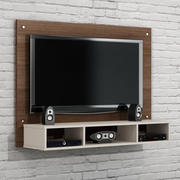 Painel Para Tv Até 46 Polegadas Atena Valdemóveis Chocolate/off White ...