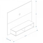 Painel Para Tv Até 46 Polegadas Del Rio 2 Nichos Itauba - Irm