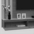 Painel Para Tv Até 46 Polegadas Trend Cumaru E Off White