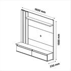 Painel Para Tv Até 46 Polegadas Trend Novare E Off White