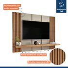 Painel Para Tv Até 47 Polegadas 1 Prateleira Bolonha Off Whit