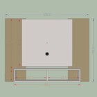 Painel Para Tv Até 48 Polegadas Navi 2 Nichos Carrara/branco