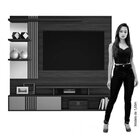 Painel Para Tv Até 49 Polegadas Safira Candian Jcm Móveis Nor