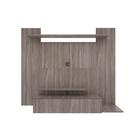 Painel Para Tv Até 50" 1 Gaveta 4 Prateleiras Cinza Carvalho