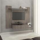 Painel Para Tv Até 50" 1 Gaveta 4 Prateleiras Cinza Carvalho