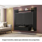 Painel Para Tv Até 50 1 Gaveta E 4 Prateleiras - Preto