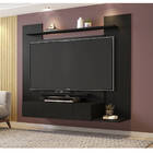 Painel Para Tv Até 50 1 Gaveta E 4 Prateleiras - Preto