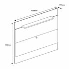 Painel Para Tv Até 50 Polegadas 135cm 1 Prateleira Quasar Cas