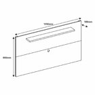 Painel Para Tv Até 50 Polegadas 135cm Safira Off White