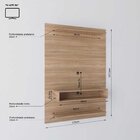 Painel Para Tv Até 50 Polegadas 157,5cmx115cm 1 Nicho Bouleva