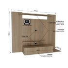 Painel Para Tv Até 50 Polegadas 1 Gaveta San Louis Drw Móveis