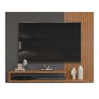 Painel Para Tv Ate 50 Polegadas 2 Prateleiras Nando  Freijó/c