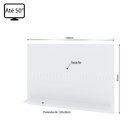 Painel Para Tv Até 50 Polegadas 91cmx130cm 1 Prateleira Colum