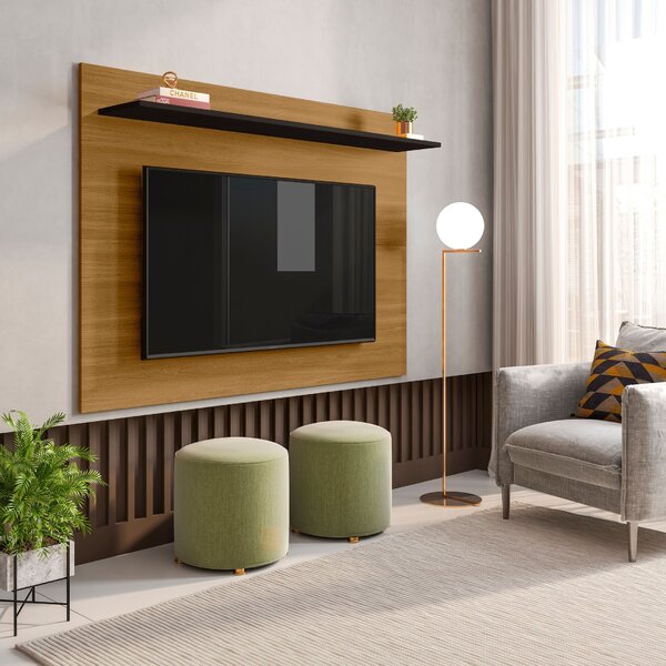 Painel Para Tv Até 50 Polegadas 91cmx130cm 1 Prateleira Colum