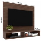 Painel Para Tv Até 50 Polegadas Alpes Nogueira Real - Colibri