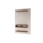 Painel Para Tv Até 50 Polegadas Com 2 Nichos Mister Off White