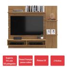 Painel Para Tv Até 50 Polegadas Com Nichos Ps16 Naturalle - D