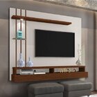 Painel Para Tv Até 50 Polegadas Eros Off White/canela