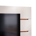 Painel Para Tv Até 50 Polegadas Fasano Matos E Lopes Off Whit