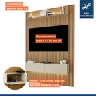 Painel Para Tv Até 50 Polegadas Frisado Em Mdf Com Led Duplo