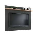 Painel Para Tv Até 50 Polegadas Friso Grafite E Siena 160 Cm