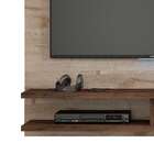 Painel Para Tv Até 50 Polegadas Havaí Marrom Claro E Café