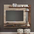 Painel Para Tv Até 50 Polegadas Havaí Marrom Claro E Café