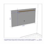 Painel Para Tv Até 50 Polegadas Móveis Bechara Titanium