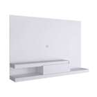 Painel Para Tv Até 50 Polegadas Nath Branco 160 Cm