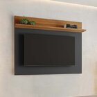 Painel Para Tv Até 50 Polegadas Nt 1185 Preto Tx/freijo Trend