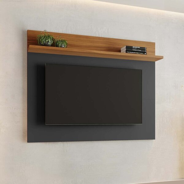 Painel Para Tv Até 50 Polegadas Nt 1185 Preto Tx/freijo Trend