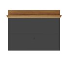 Painel Para Tv Até 50 Polegadas Nt 1185 Preto Tx/freijo Trend