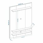 Painel Para Tv Até 50 Polegadas Nt 1195 Notável Móveis Nogal