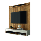 Painel Para Tv Até 50 Polegadas Ripado Impressão 3d 1,20m Mad