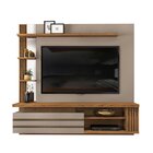 Painel Para Tv Até 52 Polegadas Com Espelho Solid  Griz/carva