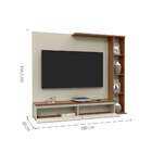 Painel Para Tv Até 52 Polegadas Sublime Off White E Canelato