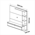 Painel Para Tv Até 52 Polegadas Sublime Off White E Canelato