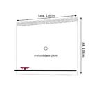 Painel Para Tv Até 55 City New Off White E Coral 136cm