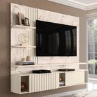 Painel Para Tv Até 55 Pol. Bancada Suspensa Atena Calacata/of