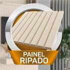 Painel Para Tv Até 55 Polegadas 1,35x2,40m Ripado Com Nicho A