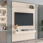 Painel Para Tv Até 55 Polegadas 1,35x2,40m Ripado Com Nicho A