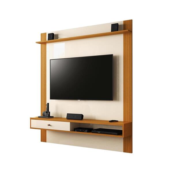 Painel Para Tv Até 55 Polegadas 1,55m Condor Cedro /off White